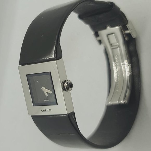 CHANEL Black Silver Matrasse 18mm Women's Watch - Picture 6 of 16